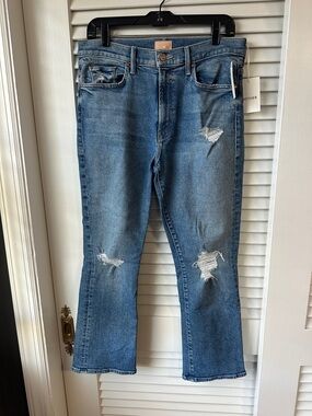 Mother Jeans - The Insider Ankle - Bloom and Doom Wash Size 32